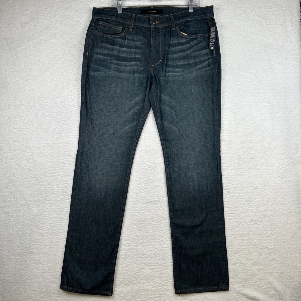 NWT Joe's Men's Brixton Slim Straight Leg Strech Sz 36 Blue Denim Jeans‎ (38x34)